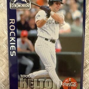 MLB- Colorado Rockies Todd Helton Hall of Fame Inductee 2024